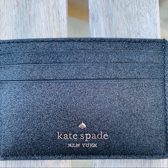 Kate spade Joeley Holiday 2019 card Holder Black - Picture 3 of 8